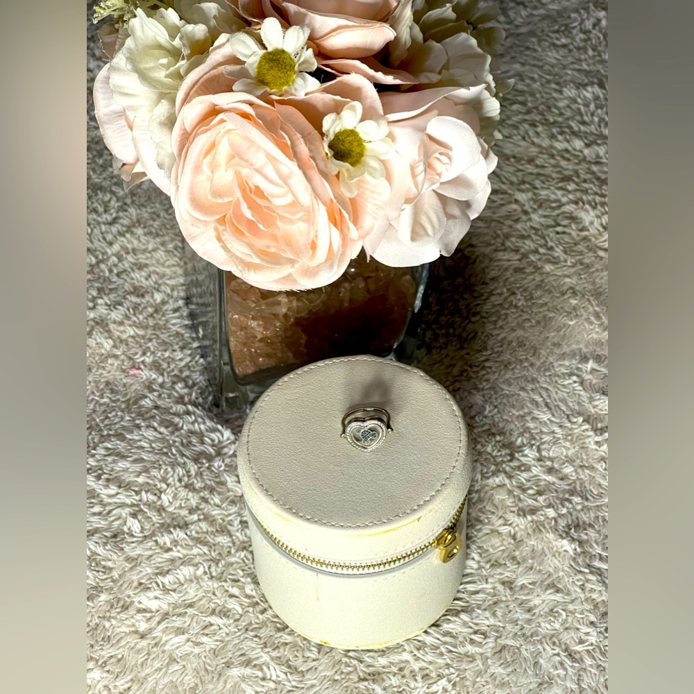 Pandora Disney floating charm heart ring